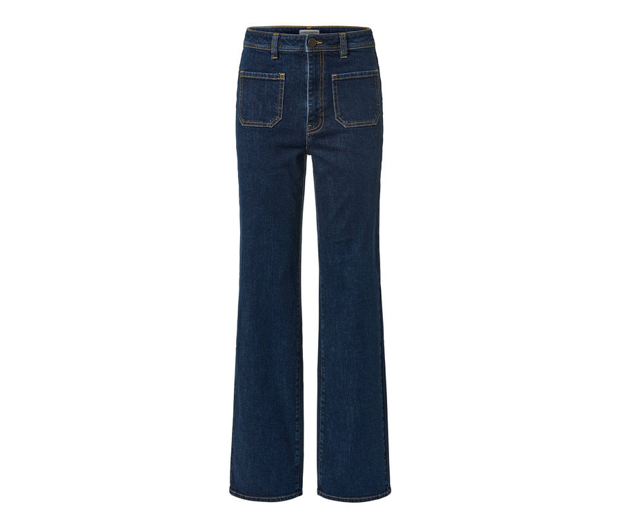 Blaue Flared Jeans – Fit »Cara«.