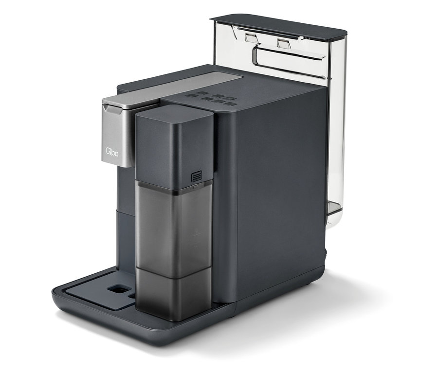 Qbo MILK MASTER Gentle Grey Kaffeemaschine.