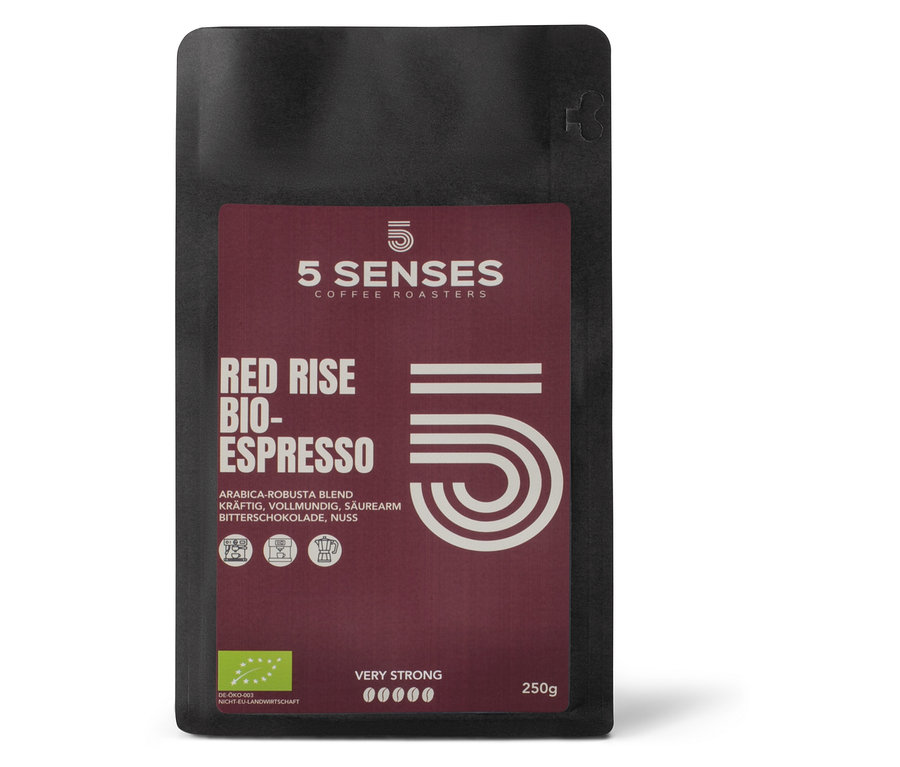 5 Senses - Red Rise Bio-Espresso - 250 g
