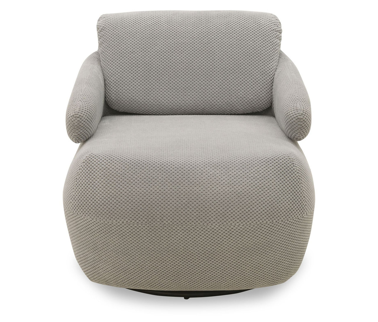 Grauer Domo Drehsessel »Valencia« mit Drehfunktion.