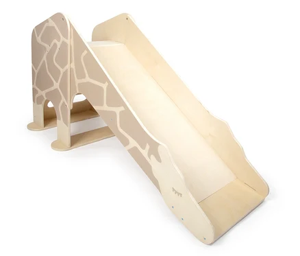 small foot Indoor Rutsche Giraffe »Wildlife« Kinderrutsche aus Holz mit beigen Flecken im Giraffen-Look.