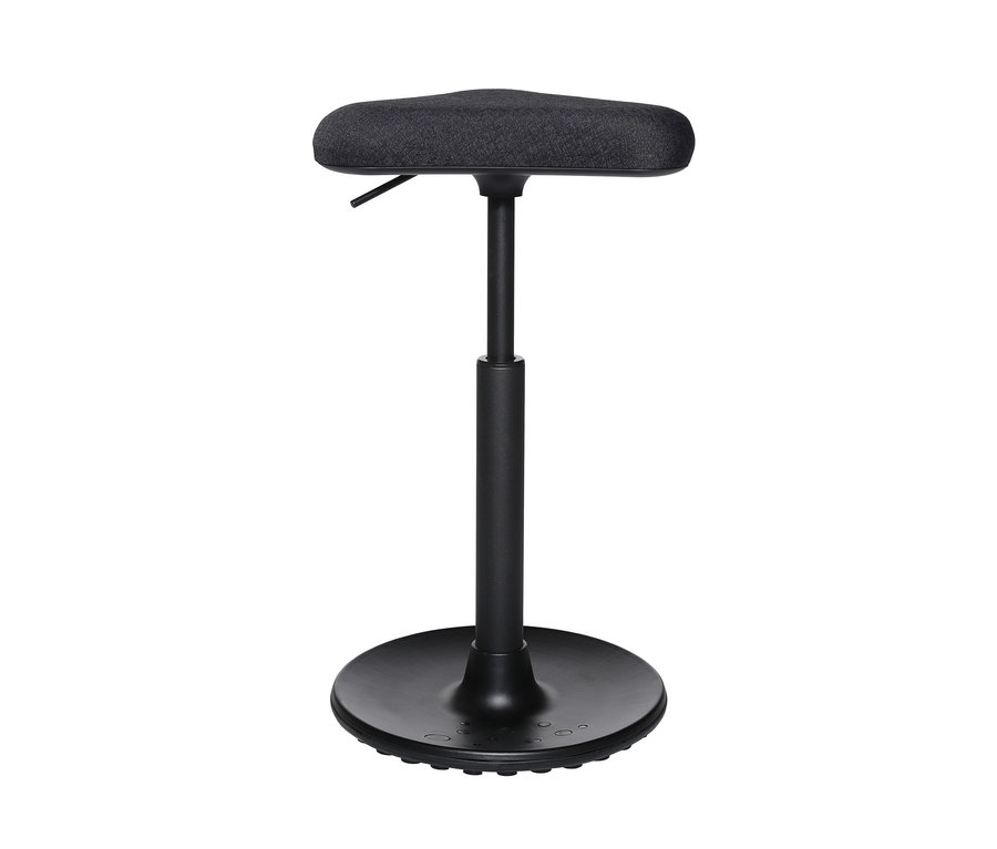 Schwarzer Topstar Ergo-Hocker »Sitness H1« vor weißem Hintergrund.