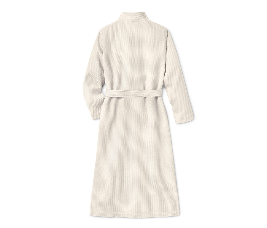 Rückansicht von einem Damen-Bademantel.