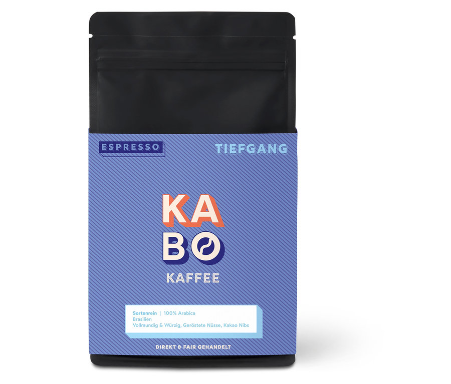 KABO - Tiefgang Espresso - 250 g Ganze Bohne