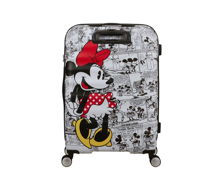 American Tourister Wavebreaker »Minnie Mouse«, mittelgroßer Koffer mit Comic-Figuren-Muster.