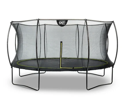 Schwarzes EXIT Trampolin »Silhouette«, Ø ca. 427 cm.