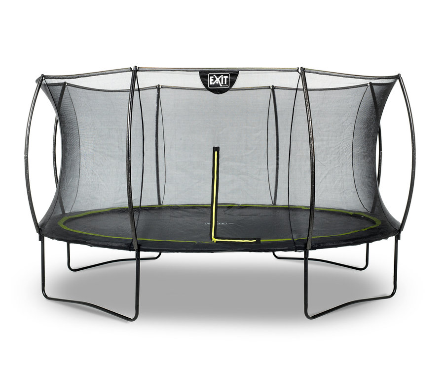 Schwarzes EXIT Trampolin »Silhouette«, Ø ca. 427 cm.