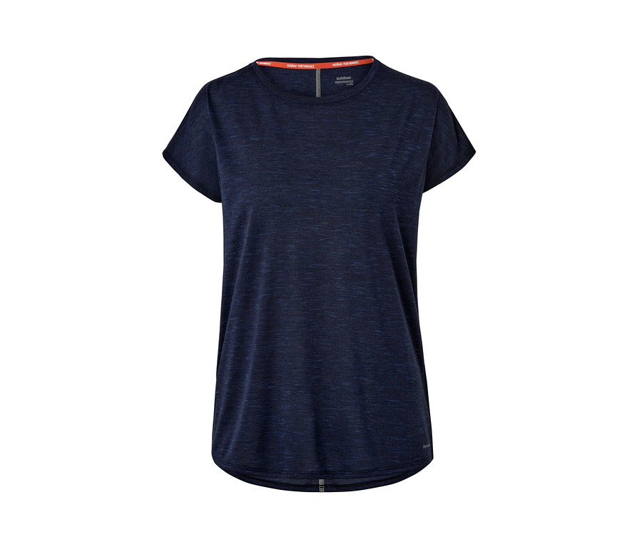 Blaues Sportshirt.