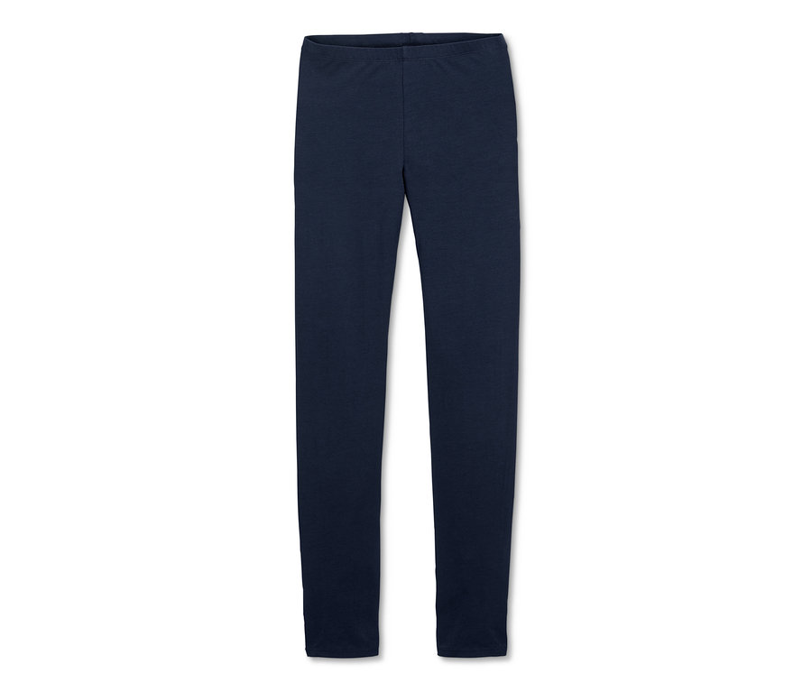 Marineblaue Leggings.