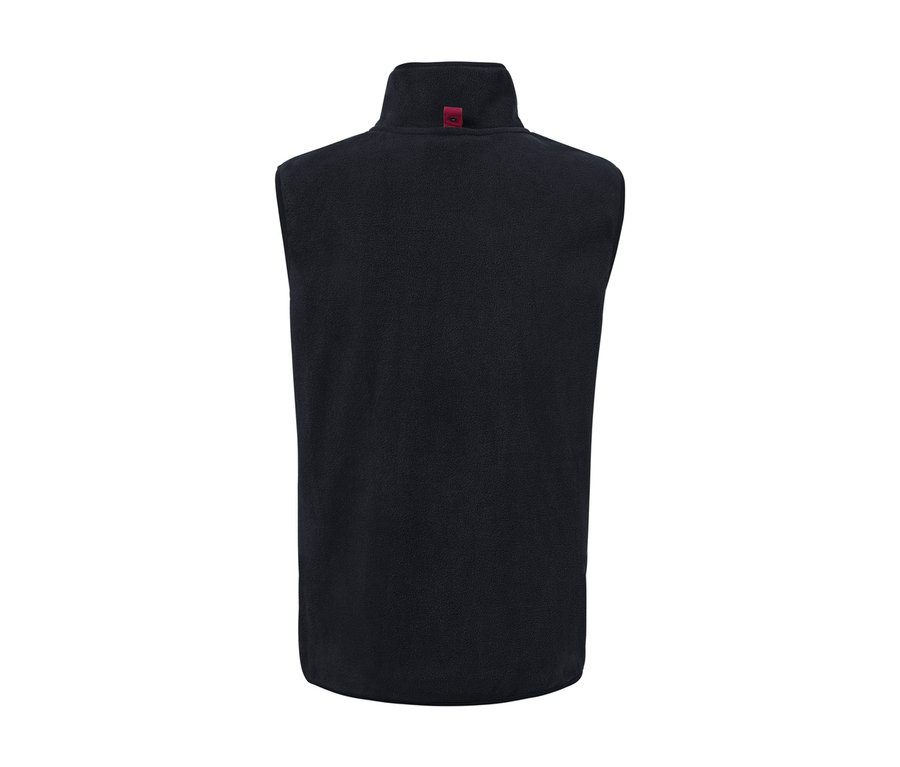 Detailansicht der Rückseite einer Outdoorjacke mit Weste.