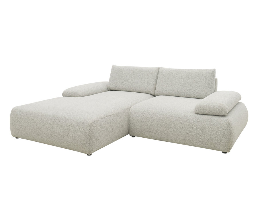 DOMO Ecksofa »Bela«, links, mit Armlehne und Staufach.