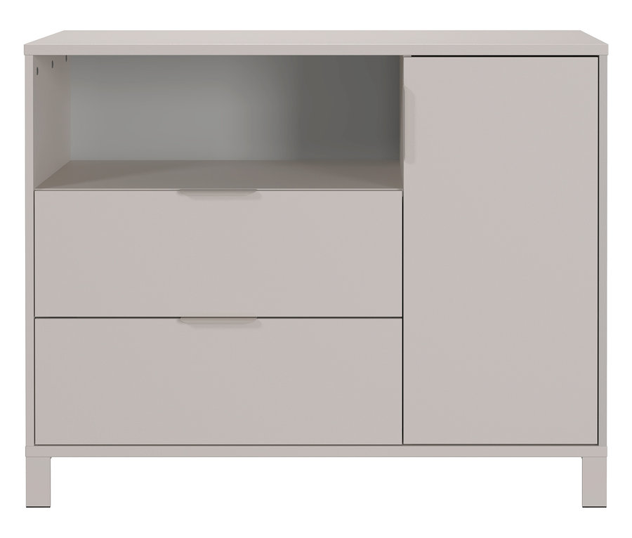 Breite, graue Wickelkommode »Alkmaar«.