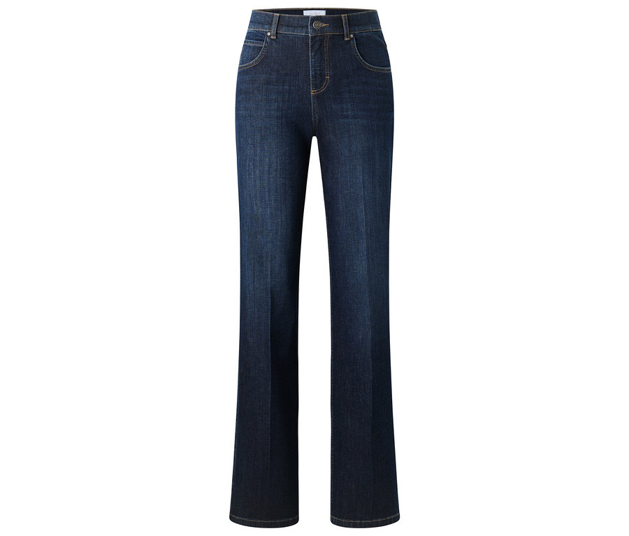 Dunkelblaue Angels Jeans »Lara« Straight Fit.