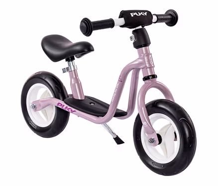 Detailansicht eines PUKY Laufrads LR M, Farbe Pearl Pink.