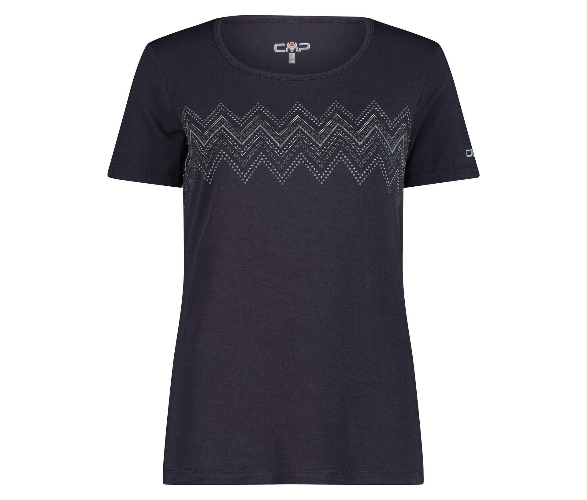 CMP Damen-Bamboo-T-Shirt - Damen - Gr. 46 - anthrazit