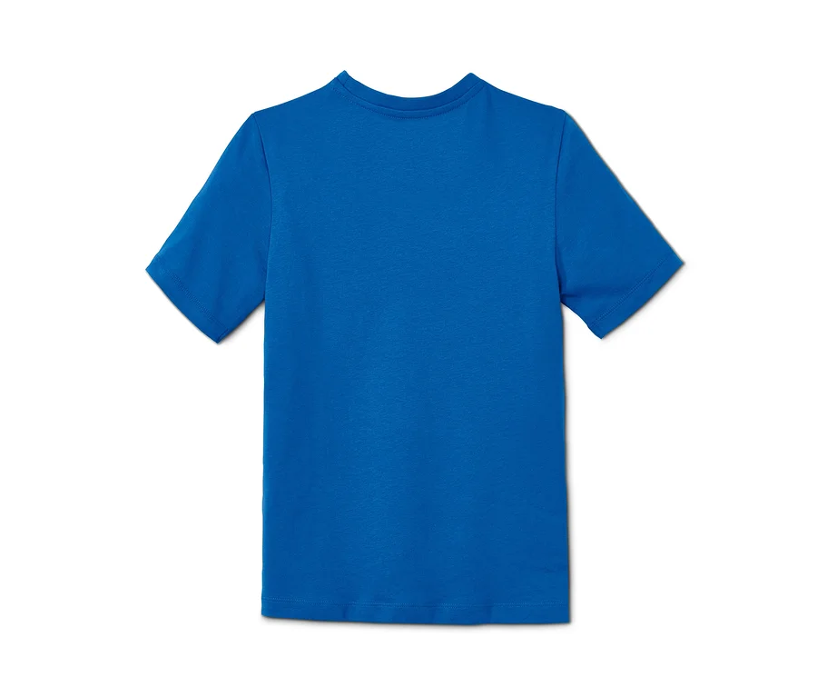 Blaues Shorty-Pyjama.