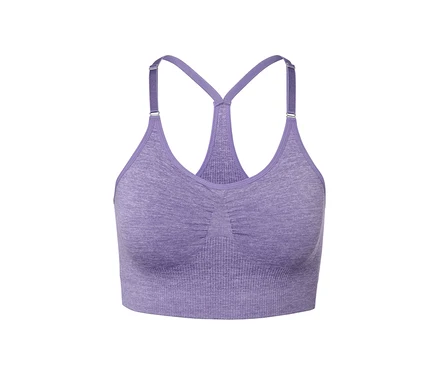 Nahtloser Sport-BH in Lila.