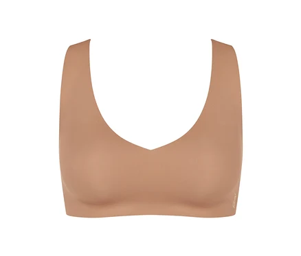 sloggi ZERO Feel 2.0 Bralette in Nostalgic Brown.