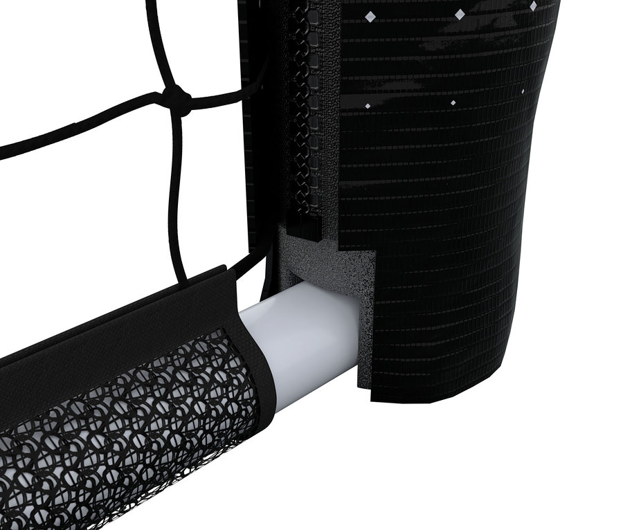 Detail einer Netzhalterung am HUDORA Fußballtor »Pro Tect 300 Advanced«.