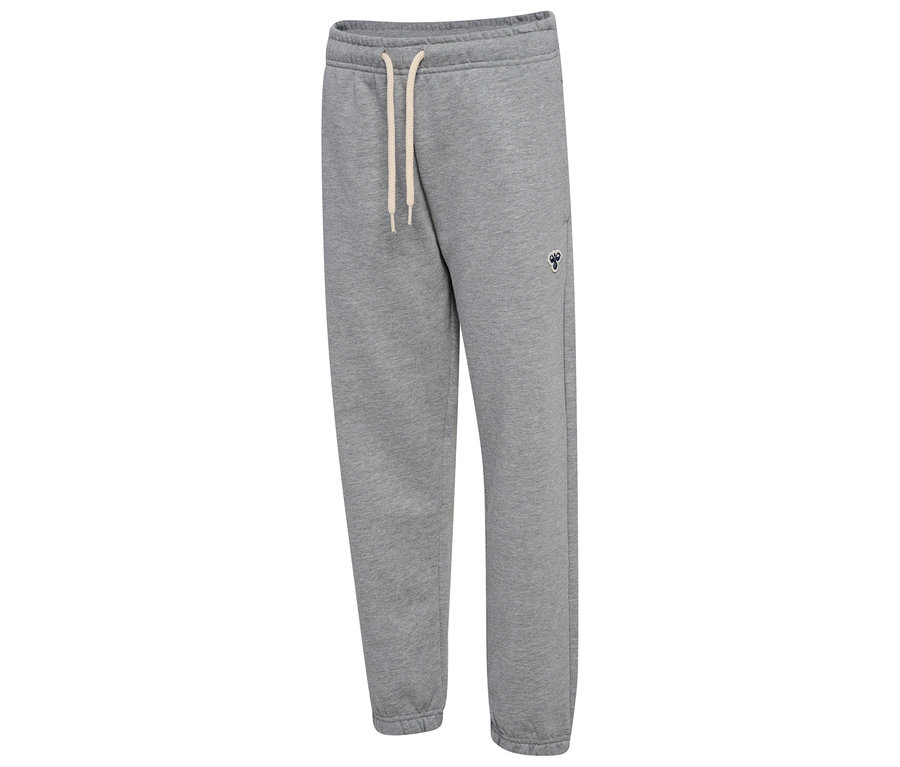 Graue hummel® HMLJR Loose Sweatpants Bee mit Kordelzug.