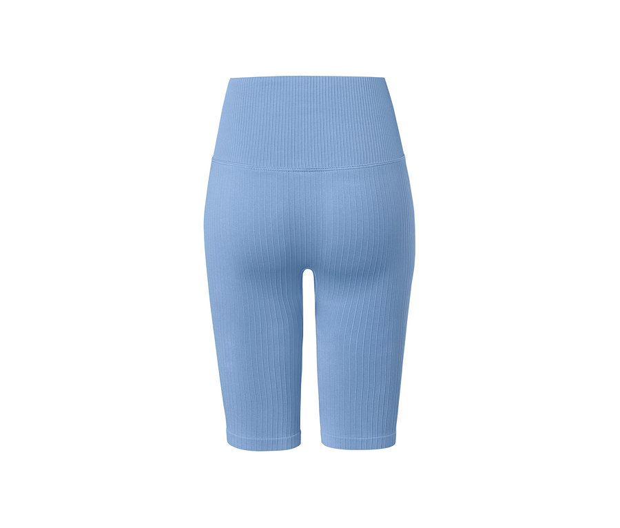 Hellblaue Seamless-Sportradler.