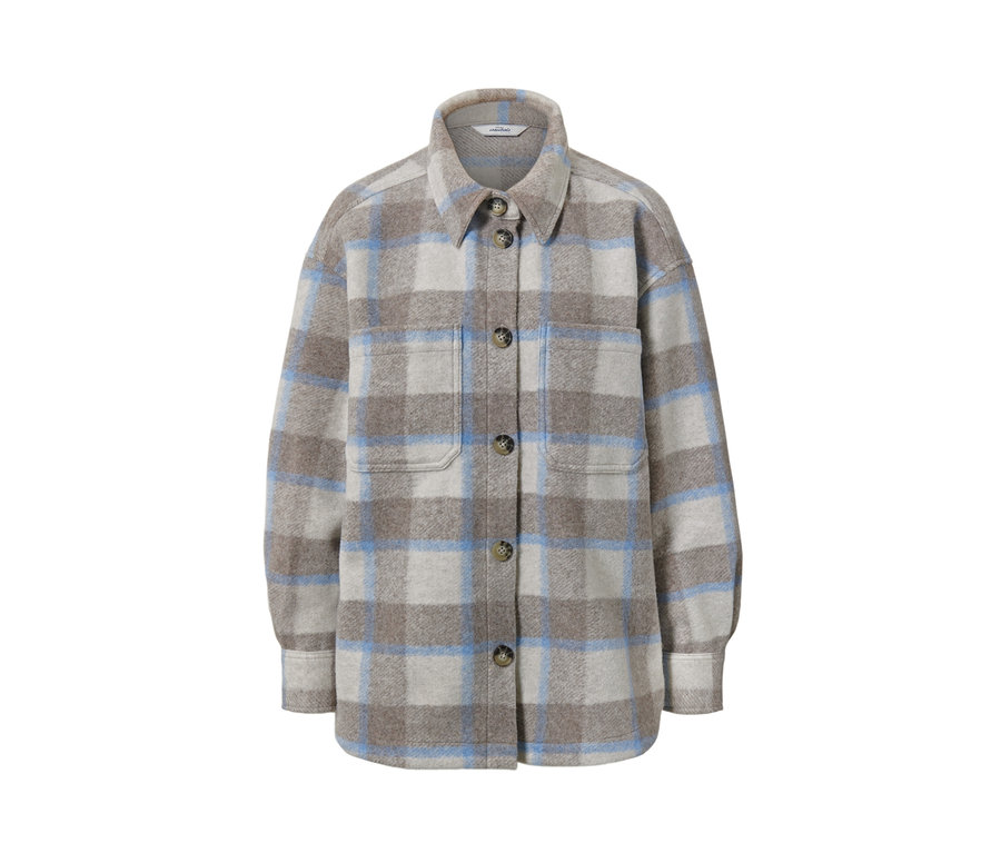 Kariertes Overshirt.