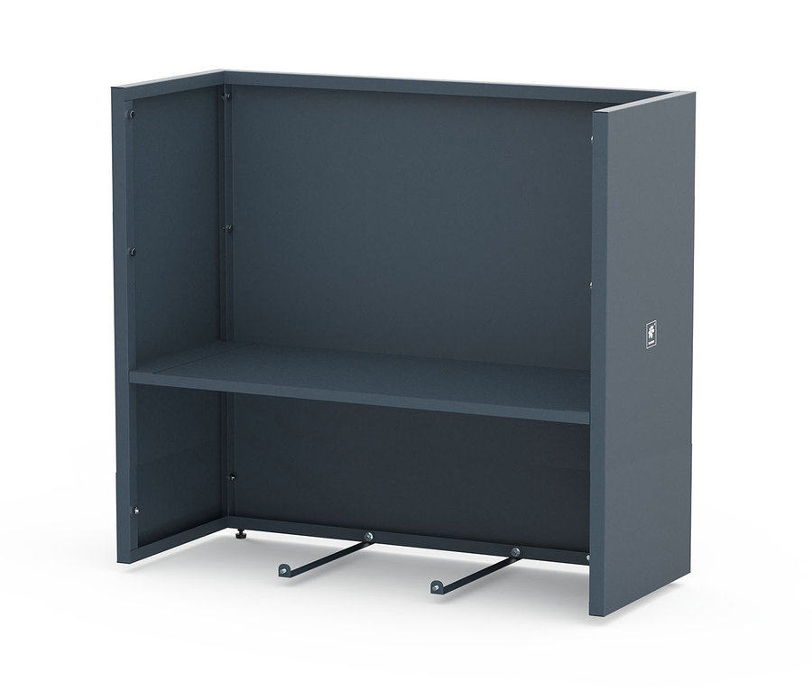 Leerer, grauer Herstera Garden Pflanzkasten »Divider«, ca. 100 x 115 x 40 cm.