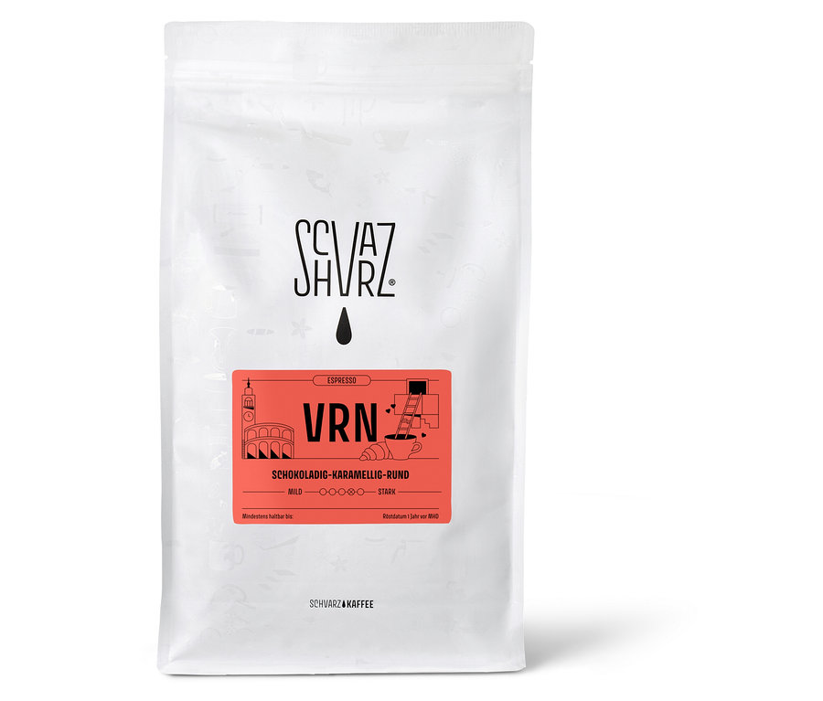 Schvarz - VRN Espresso - 1 kg Ganze Bohne