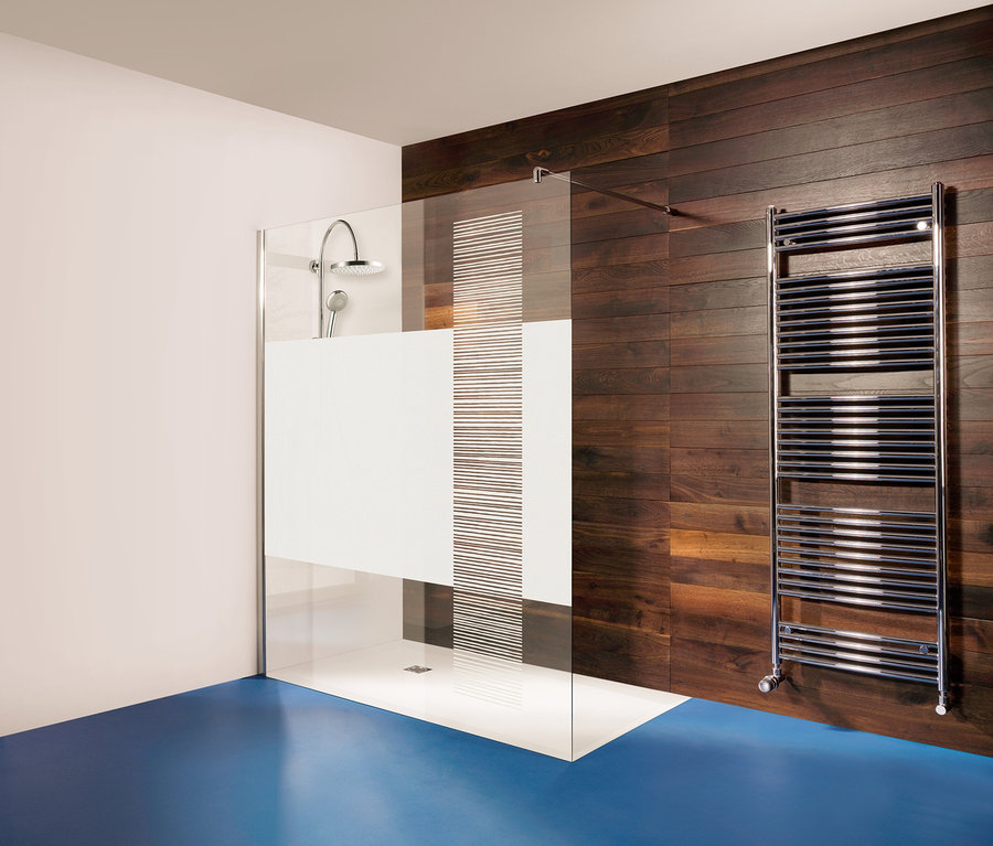 Leere Breuer®-Dusche »Entra« – Duschwand, alleinstehend, InStripe, 120 und 140 cm.
