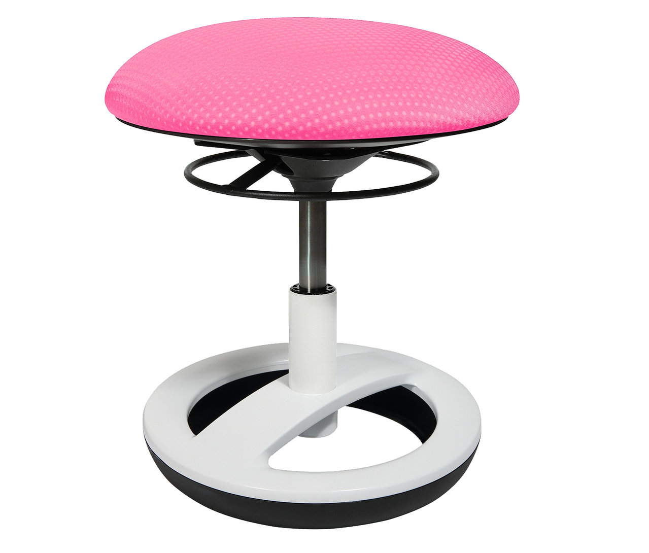 Ein weiß-rosa Topstar-Hocker Kids »Sitness Bobby«.
