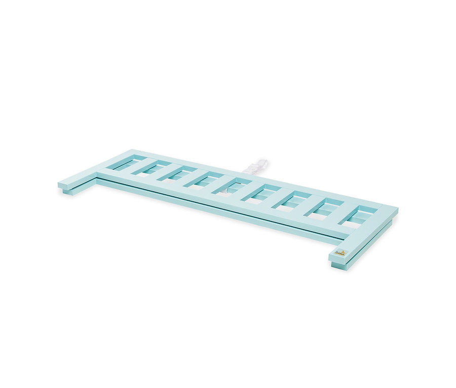 Mintfarbenes Pinolino Bettschutzgitter »Classic«, 90 cm lang.