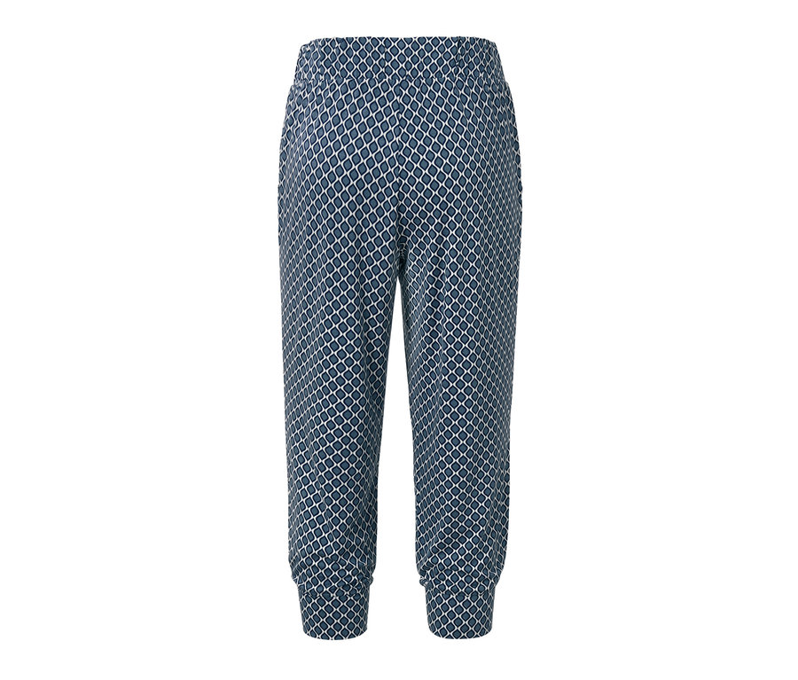 Bedruckte 3/4-Jerseyhose.
