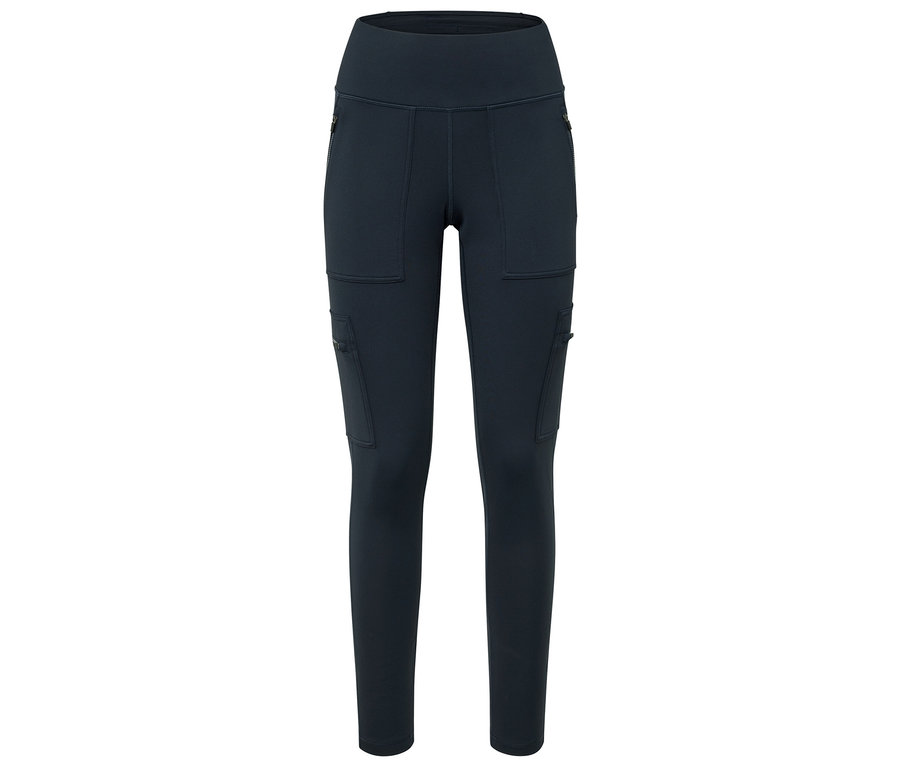 Eine schwarze Outdoor-Thermotight mit Taschen.