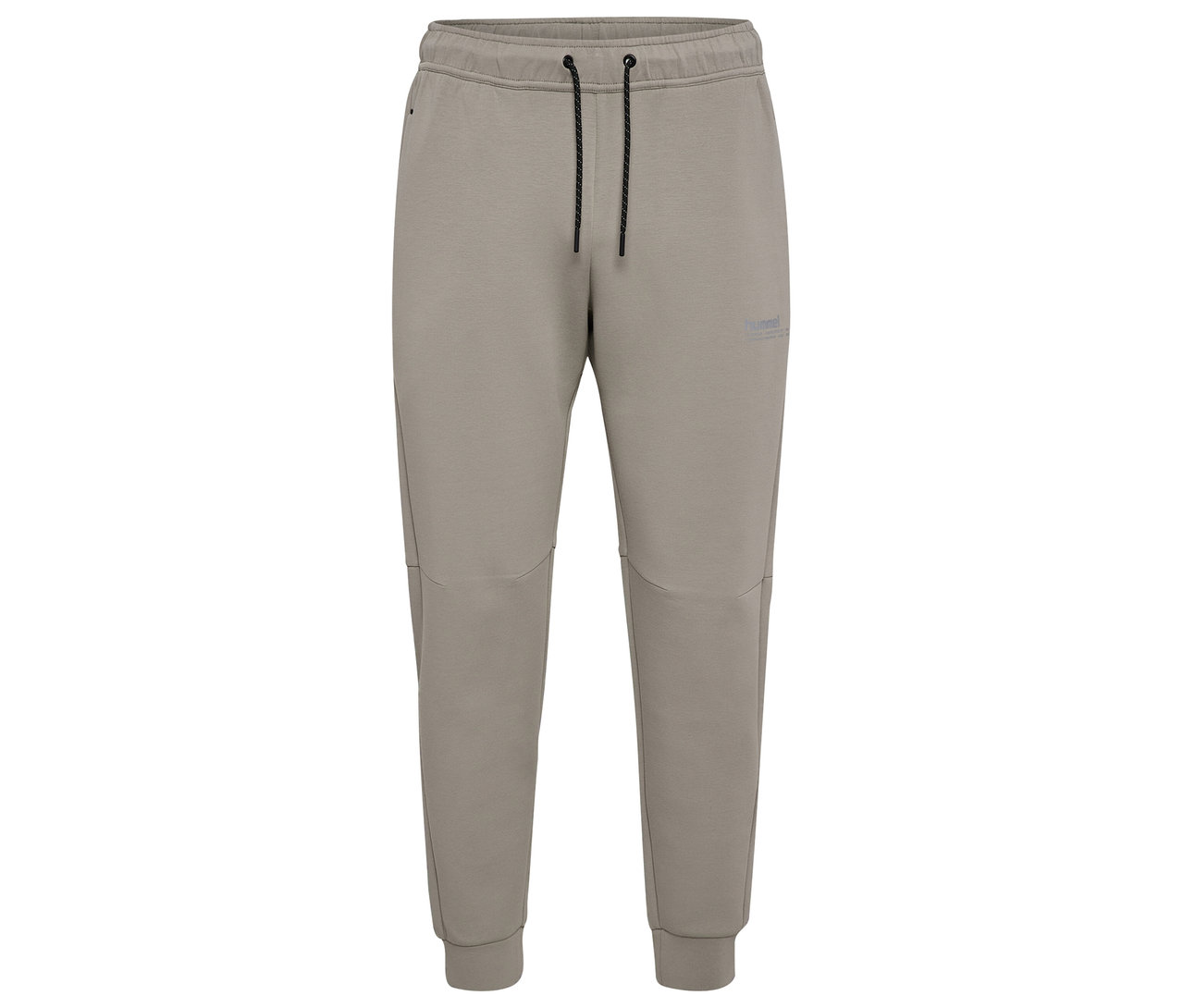 Graue HUMMEL Herren-Jogginghose mit Kordelzug und seitlichen Einsätzen.