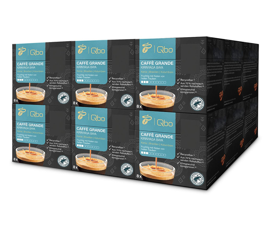 Qbo Caffè Grande KIRINYAGA BAYA - 144 Kapseln