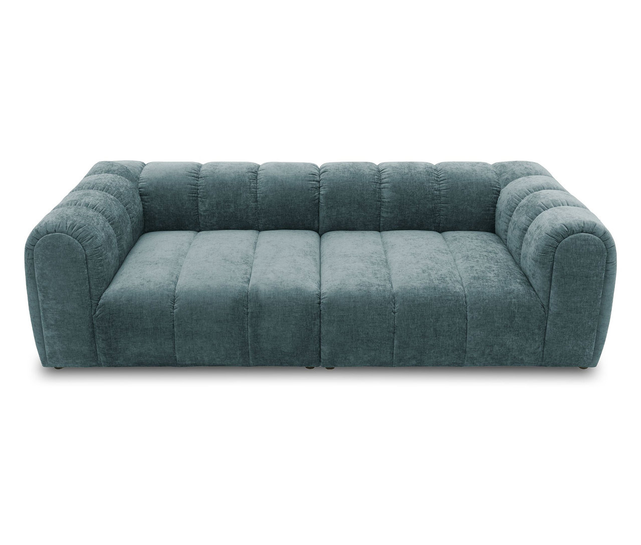 Breites DOMO Bigsofa Sitzraster, ocean/petrol.