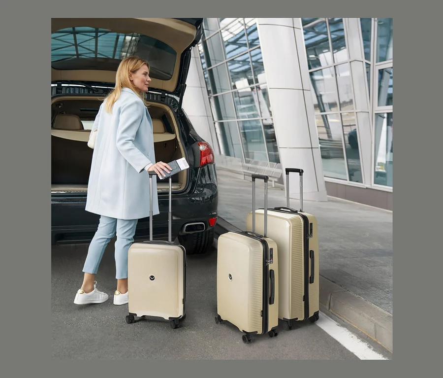 Packenger Koffer 3er-Set »Micario«, taupe bei Tchibo kaufen | 205057