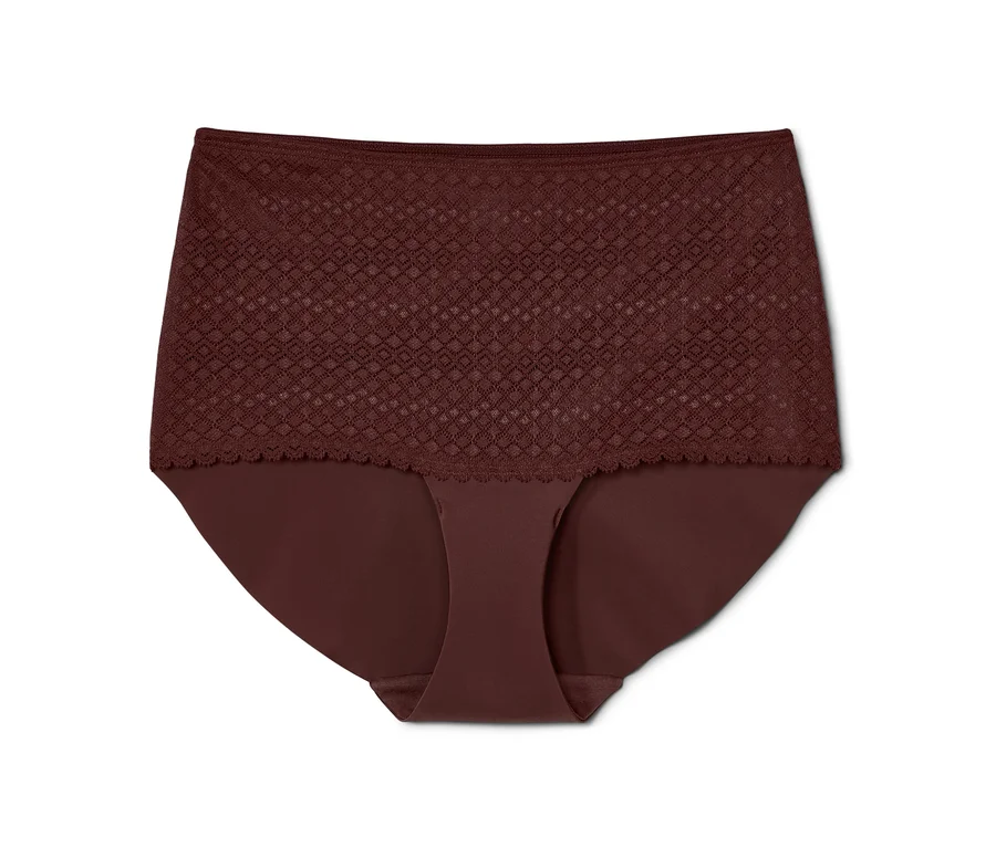 Braune Highwaist-Panty.
