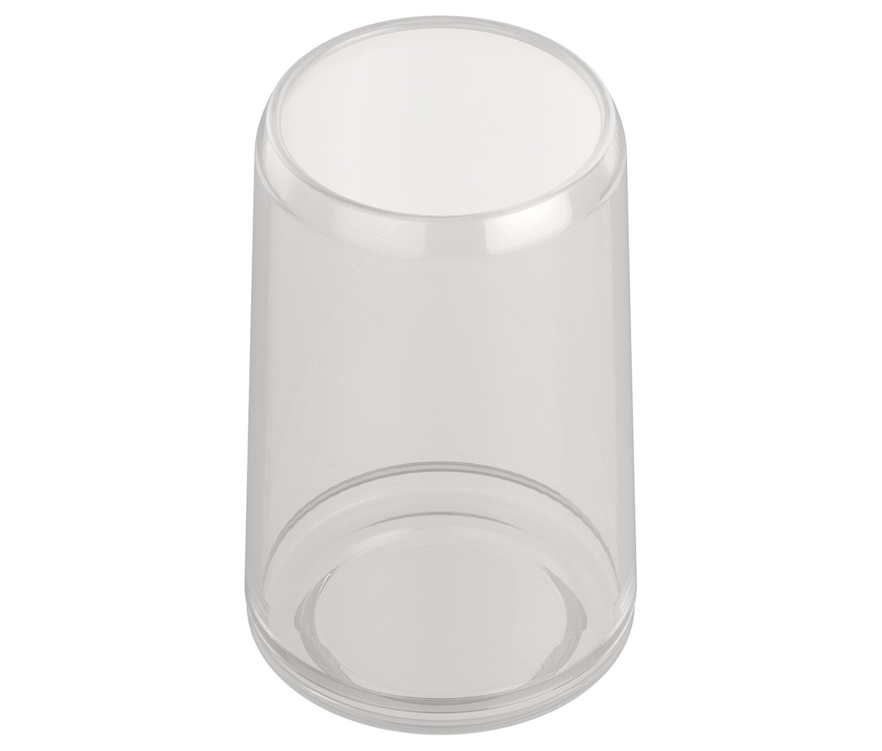 Durchsichtiger Behälter.