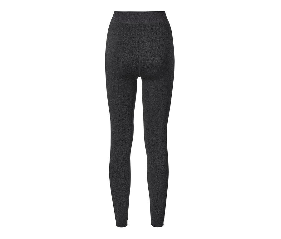 Detailansicht der Rückseite einer gefütterten Leggings.