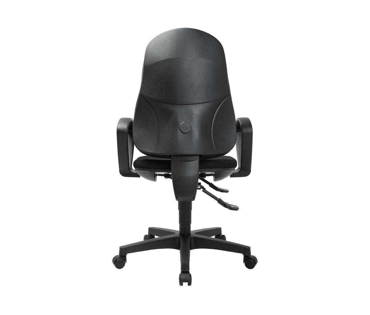 Rückansicht des schwarzen Topstar Stuhls »Support SY«.