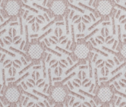 Gemustertes Textil mit geometrischem Design.