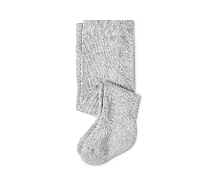 Eine graue Strumpfhose (3 Stück) liegt auf einem weißen Hintergrund.