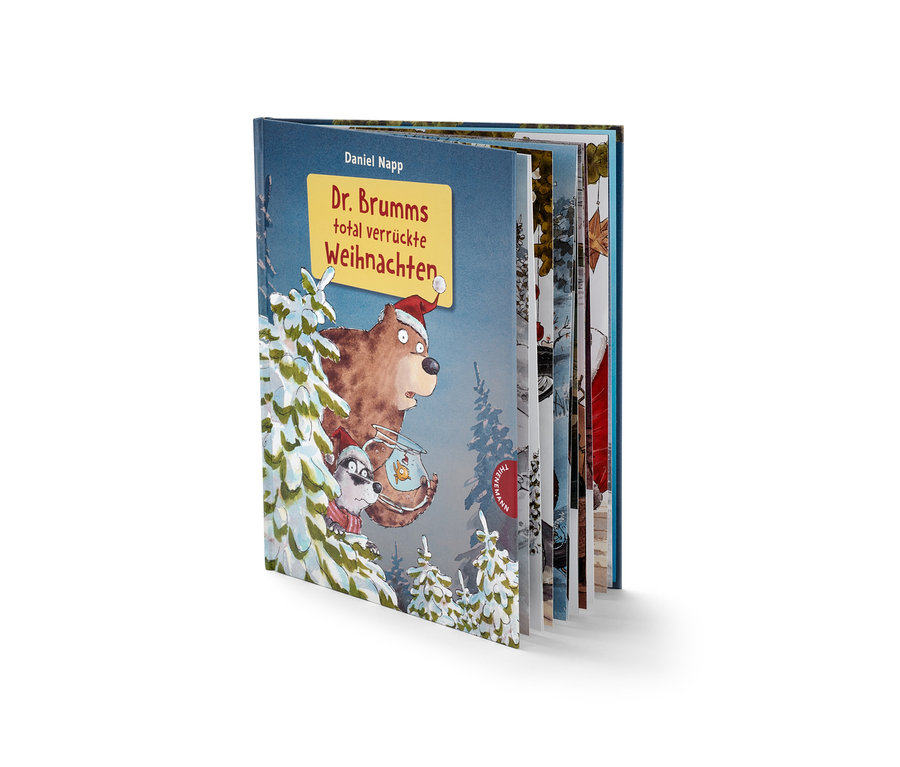 Illustriertes Buch: »Dr. Brumms total verrückte Weihnachten«.