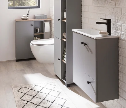 Badschrank »Balto«, platingrau bei Tchibo kaufen | 199224