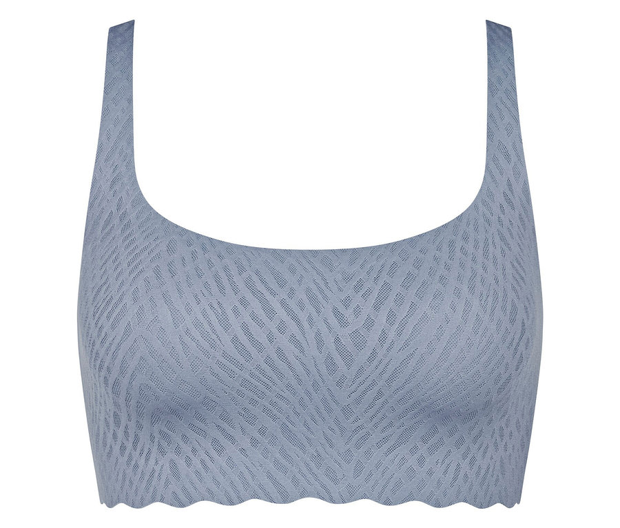 Bläulich graues Sloggi ZERO Feel Bliss Top.