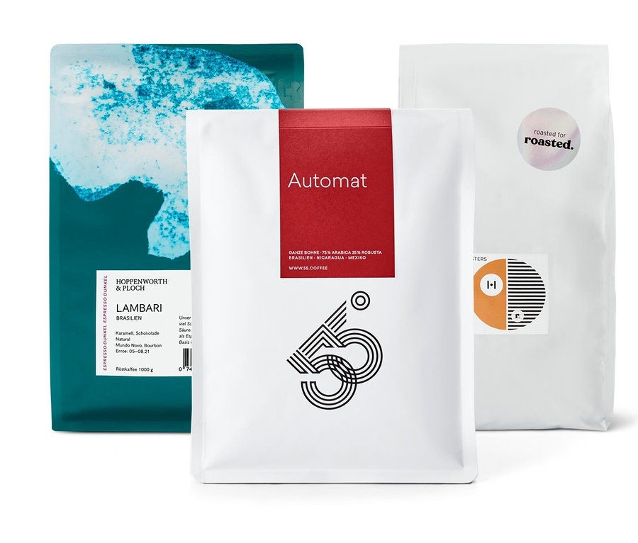 Espresso Probierset "Rundreise durch Südamerika" - 3x 1 kg Ganze Bohne