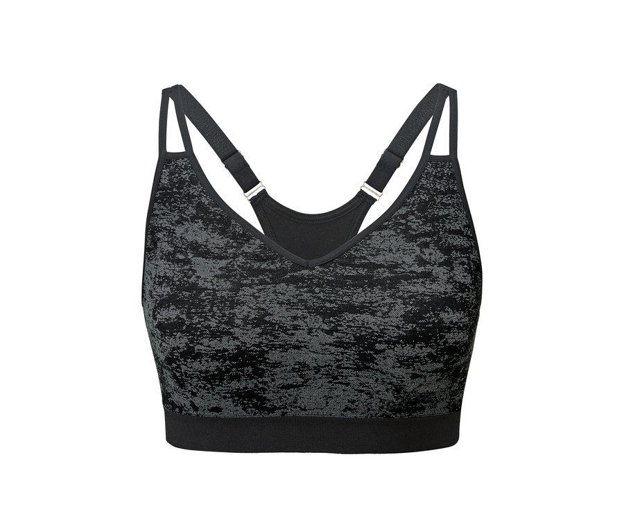 Ein grauer Sport-Bustier.