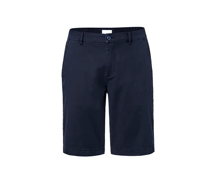 Marineblaue Chino-Shorts.