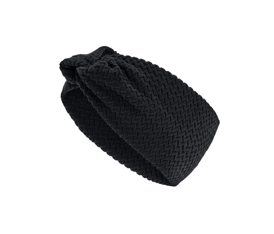 Detailaufnahme eines Fleecestirnbands.